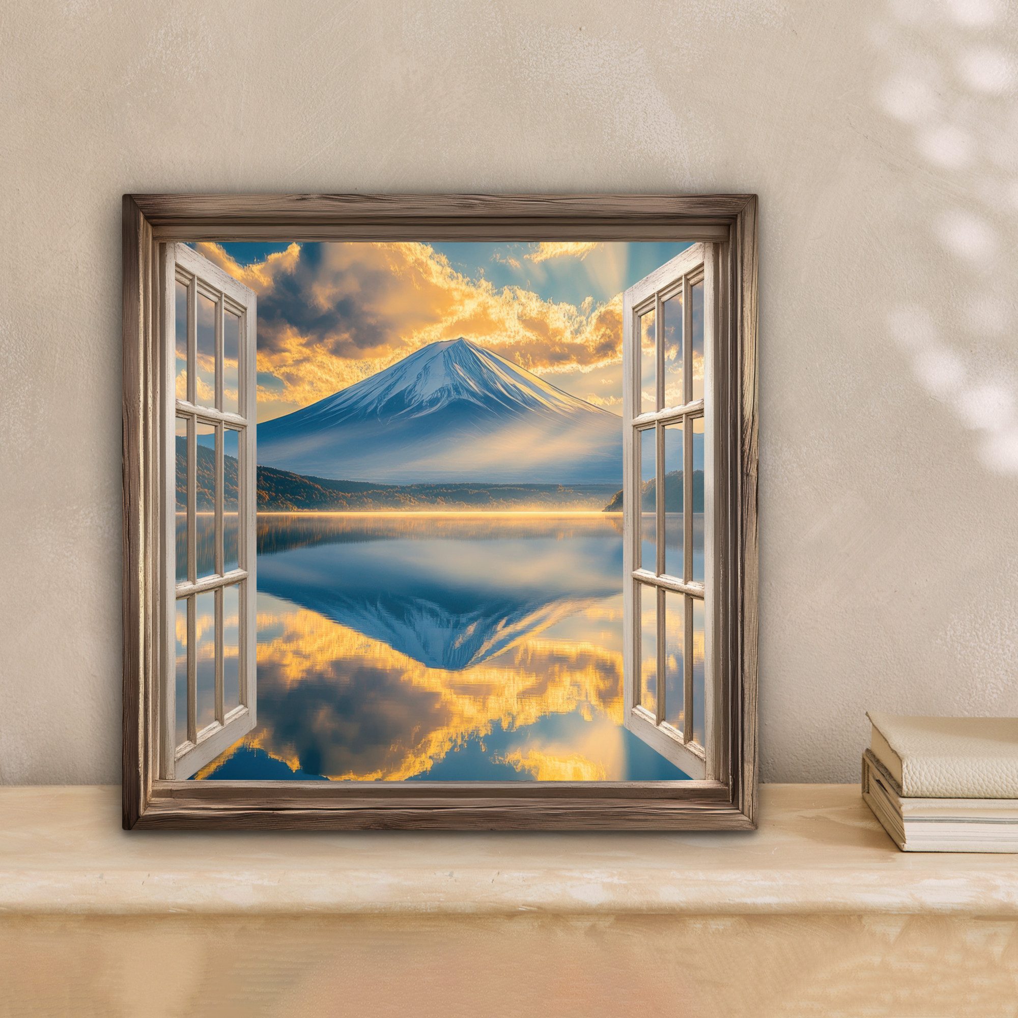 OneMillionCanvasses® Leinwandbild Aussicht - Landschaft - Berge - Ansichten günstig online kaufen