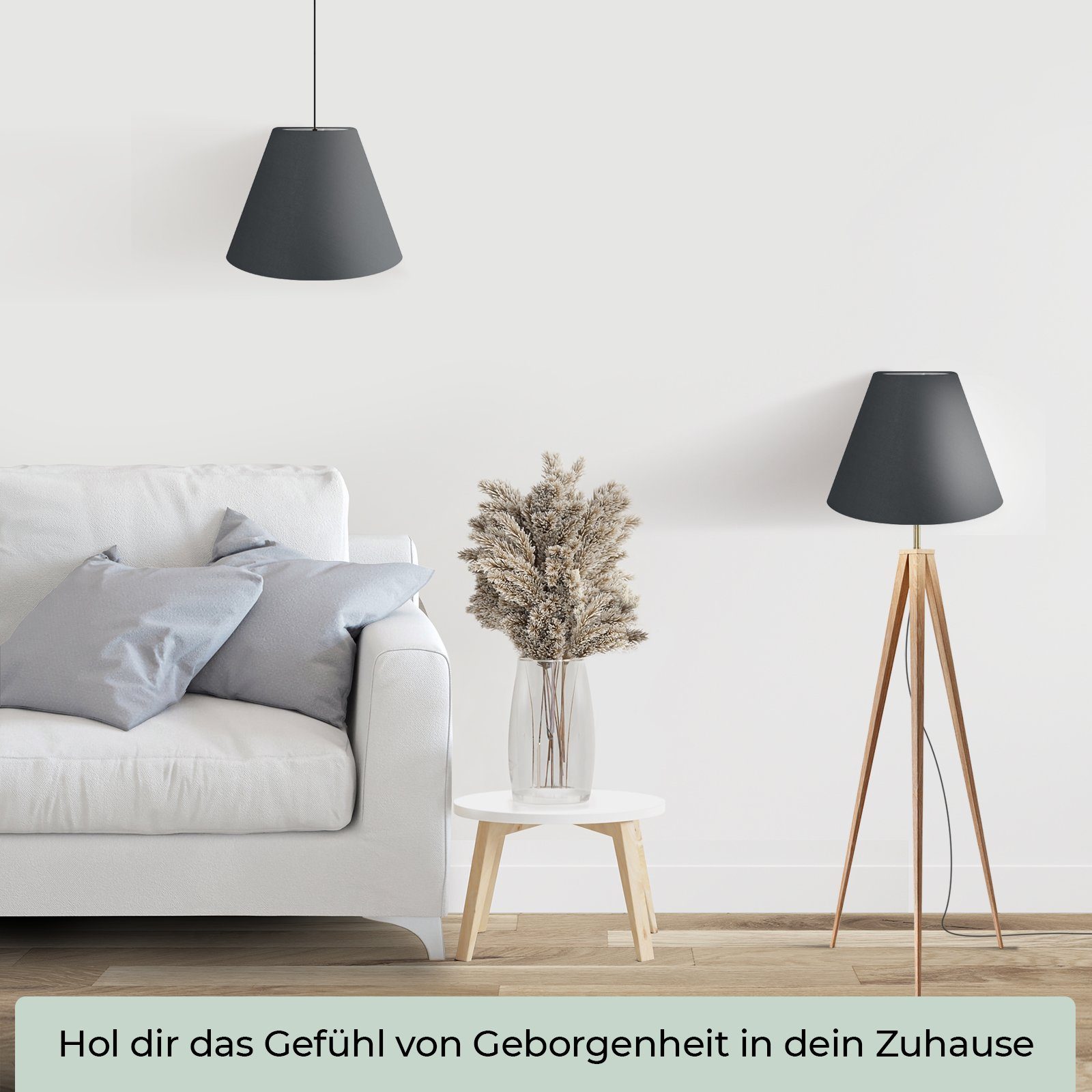 Wogati Lampenschirm Wogati Premium Stehlampe Lampenschirm Konisch – Bild 4 von 5
