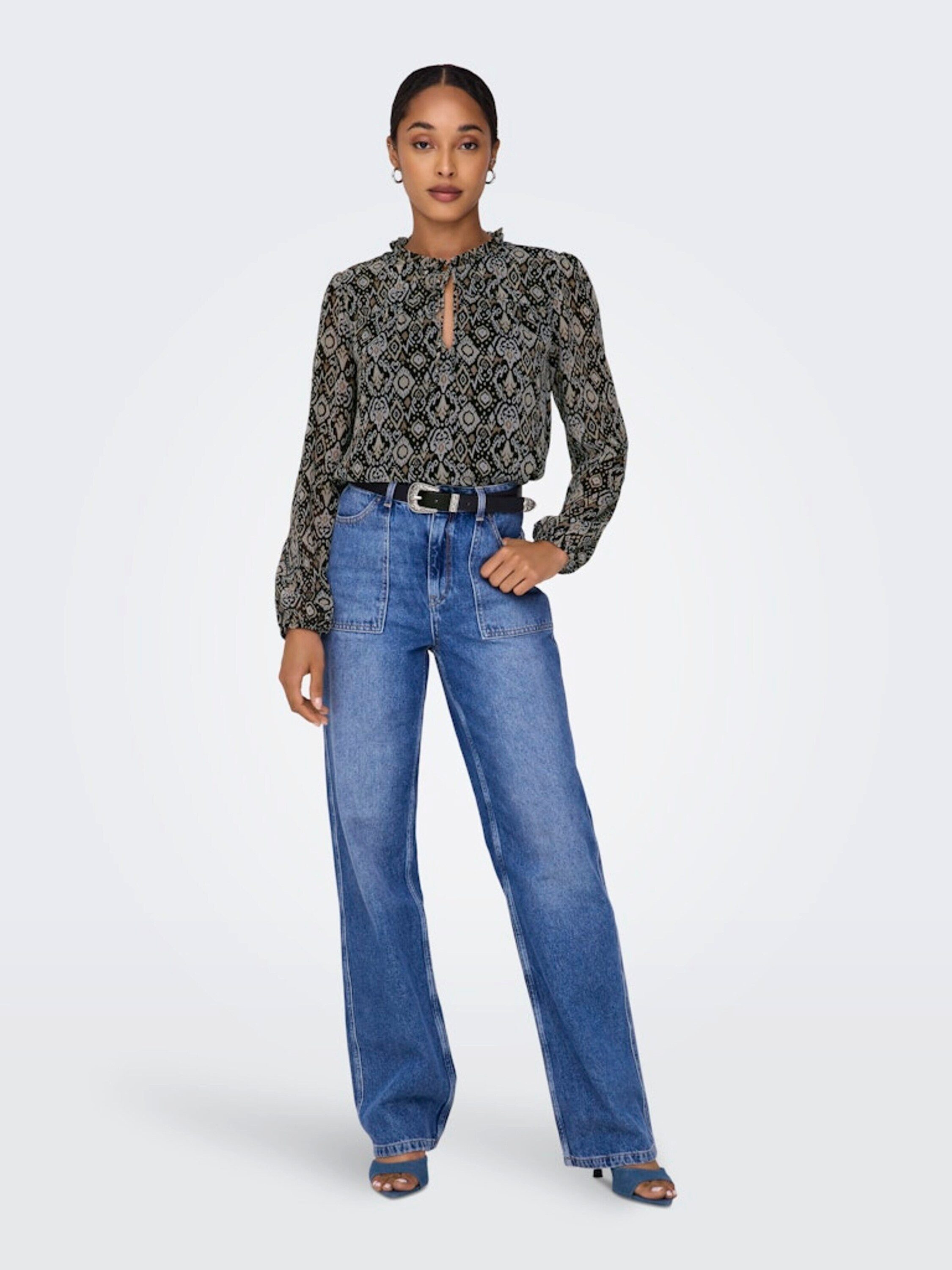 ONLY Langarmbluse ONLDitsy (1-tlg) Rüschen günstig online kaufen