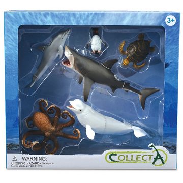 Sarcia.eu Spielfigur Collecta Set mit Meerestierfiguren, Figuren für Kinder ab 3