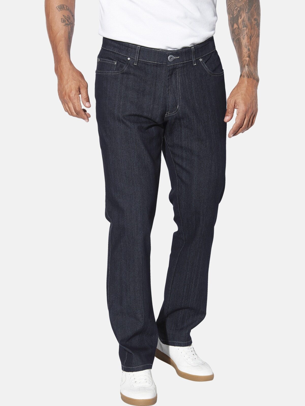Jan Vanderstorm Comfort-fit-Jeans HALGAARD mit Wascheffekt