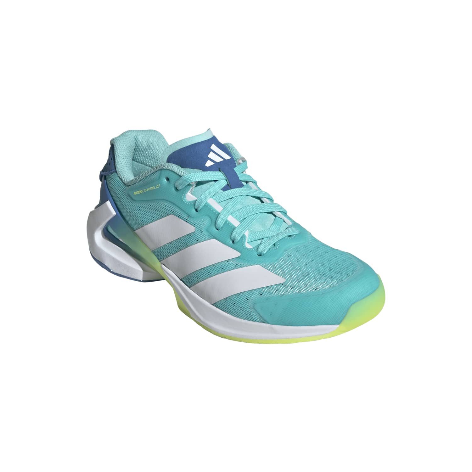 Hallen-Indoorschuhe Adizero Counterblast mintblau/weiss Damen Squashschuh