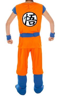 GalaxyCat Kostüm Dragon Ball Kinderkostüm von Son Goku, Kostüm mit Überschuhen, Größe, Kinder Kostüm von Son Goku