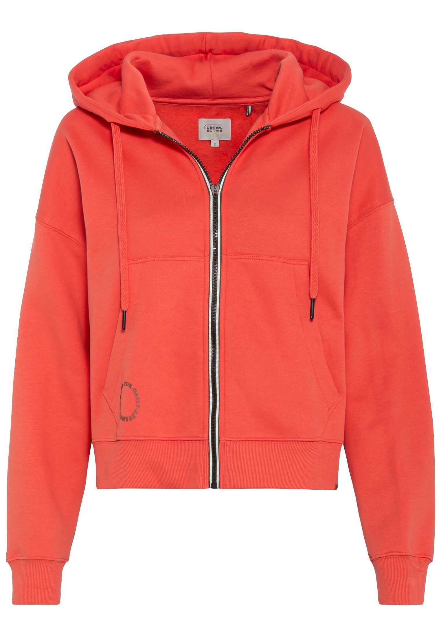 camel active Sweatjacke aus Baumwolle