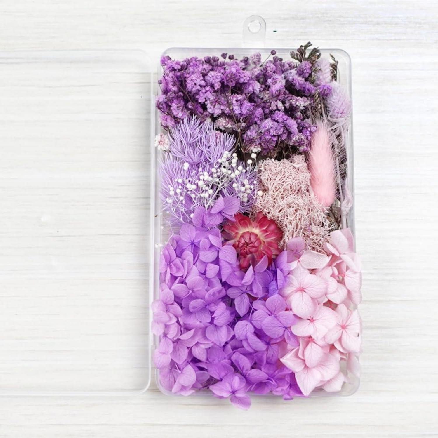 Trockenblume Trockenblumen Set Basteln DIY Deko Purpur Rosa, LuxusKollektion