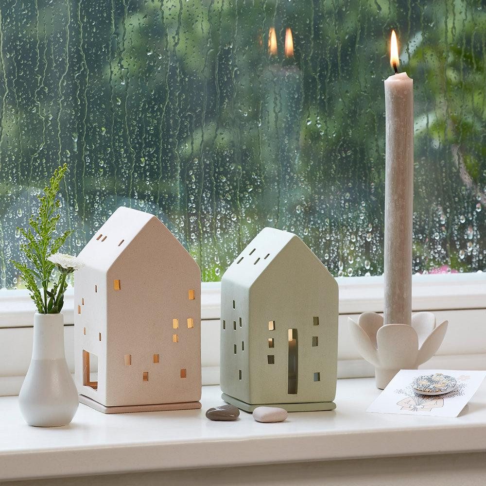 Räder Kerzenhalter Design Lichthaus Grün (13,5cm)