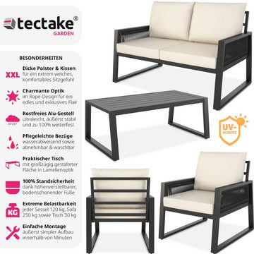 tectake Gartenlounge-Set Captive, (Set, 4-tlg)