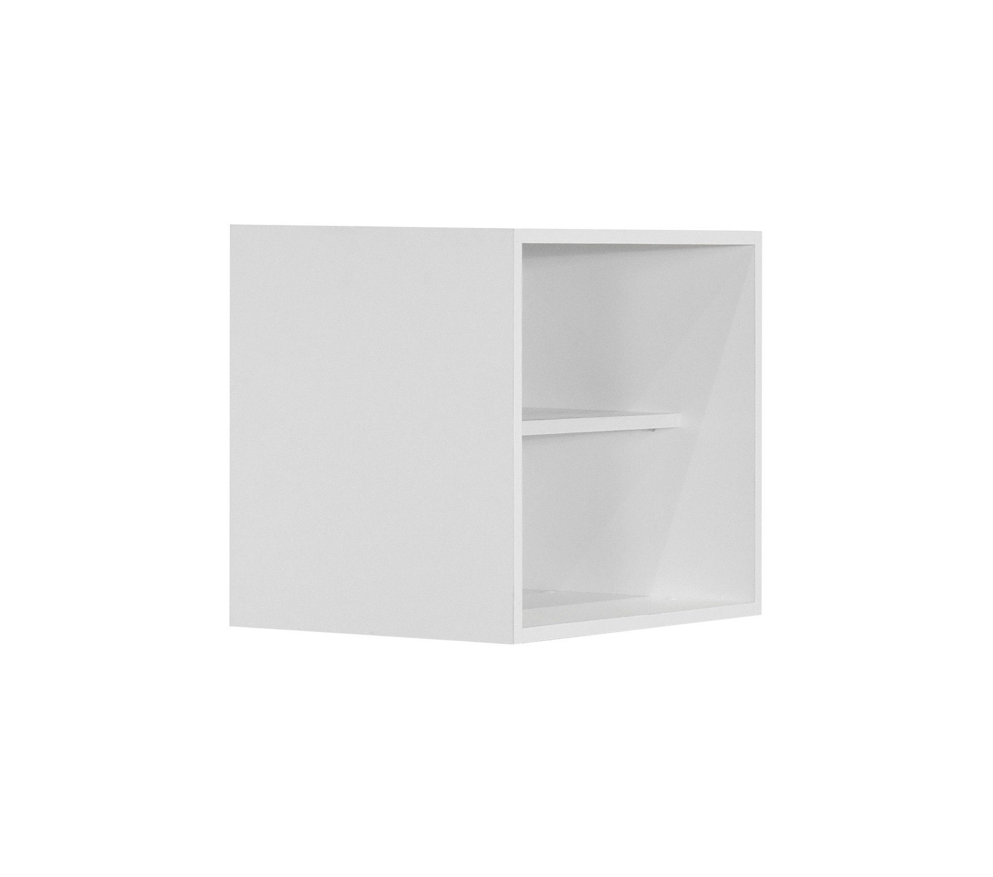 HYPE Rooms Raumteiler Wandregal der Serie KINDER 60x42x50 in Weiß, mit 1 Einlegeboden weiß | weiß