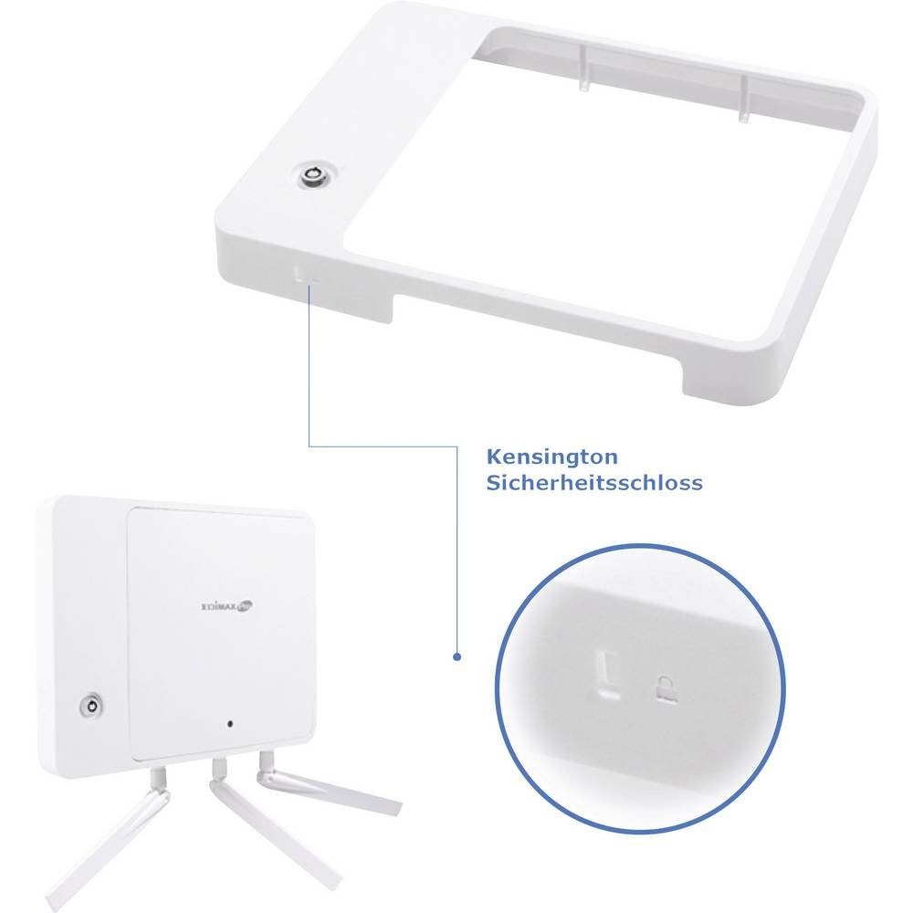 Edimax Pro 3x3 AC Dual-Band PoE-Access Point für die Wandmontage WAP1750 WLAN-Access Point