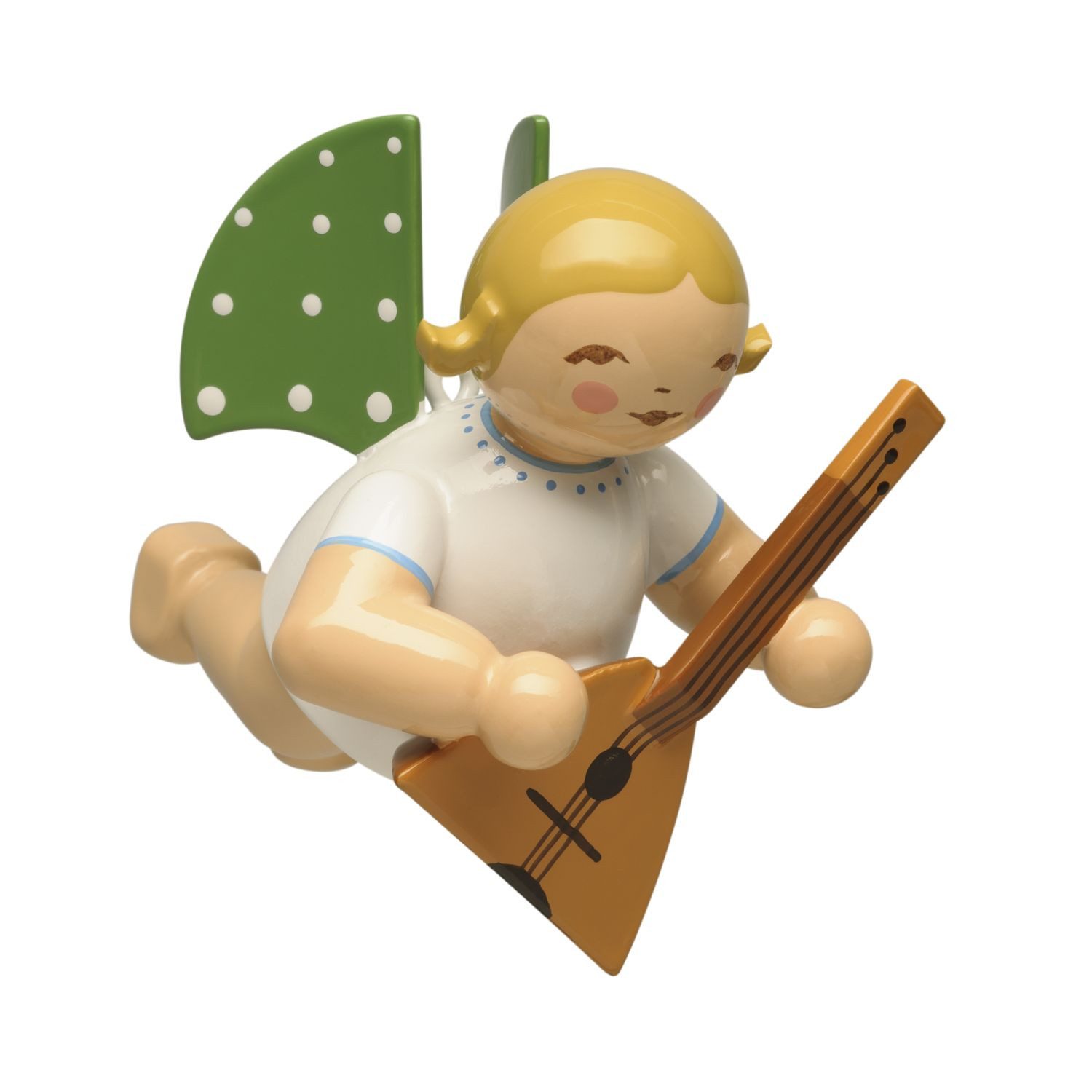 Wendt & Kühn Weihnachtsfigur Engel mit Balalaika Schwebend 650/130/77, zufällig blond oder braunhaarig