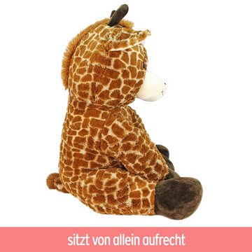 BEMIRO Tierkuscheltier Giraffe Kuscheltier XXL - ca. 70 cm