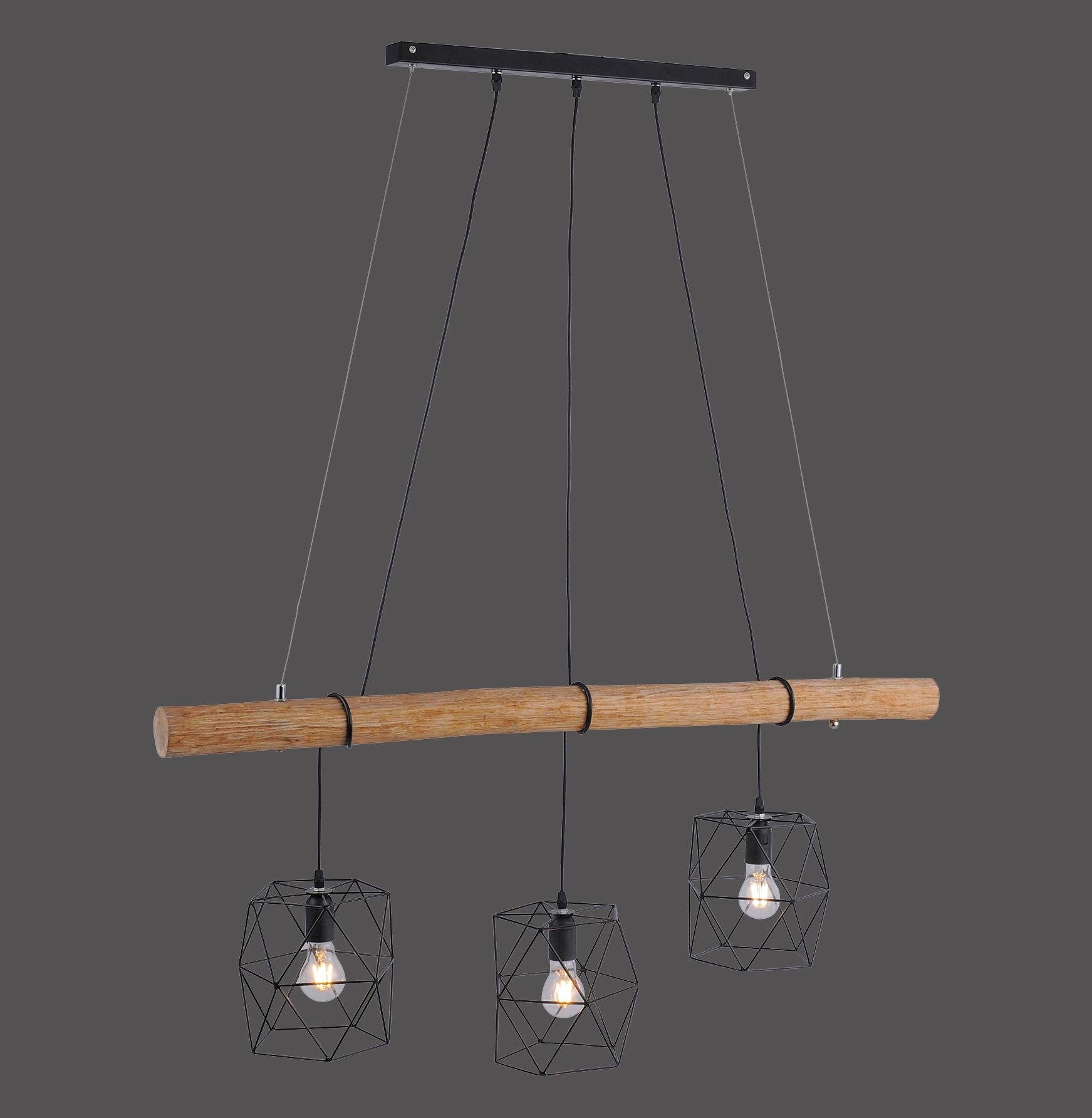 JUST LIGHT Pendelleuchte EDGAR, ohne Leuchtmittel, günstig online kaufen