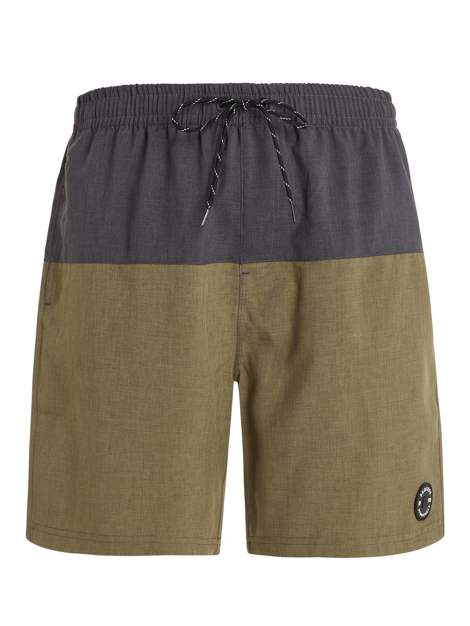 Protest Badeshorts Protest M Prtforta Beachshort Herren Badeshorts True Black