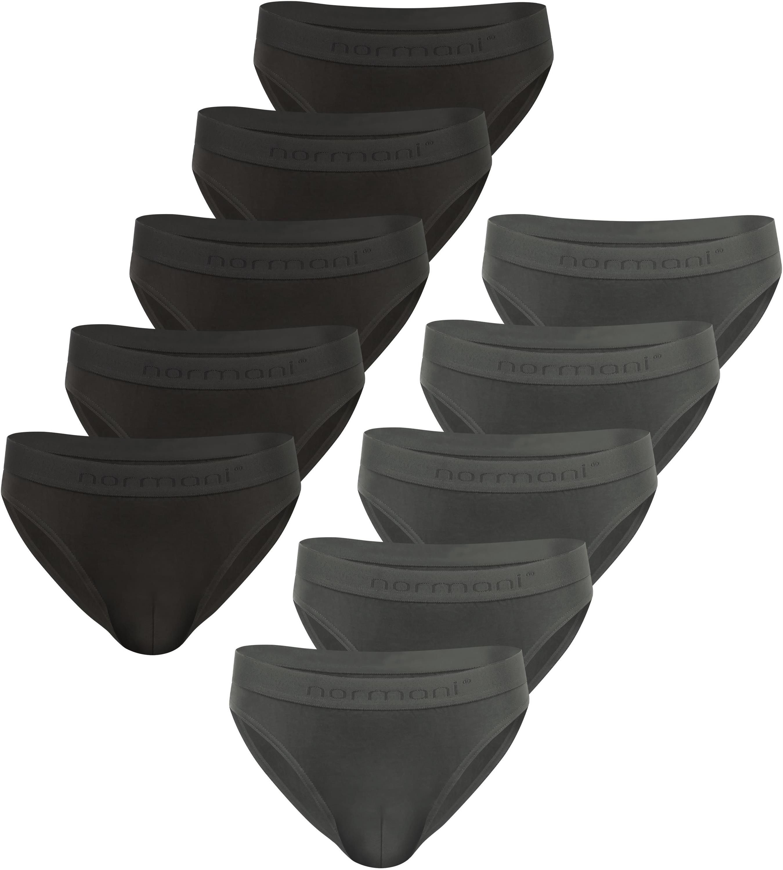normani Slip 10 Slips aus Bio-Baumwolle Sliwen Unterhose aus Weiches atmungsaktiver Material Bio-Baumwolle