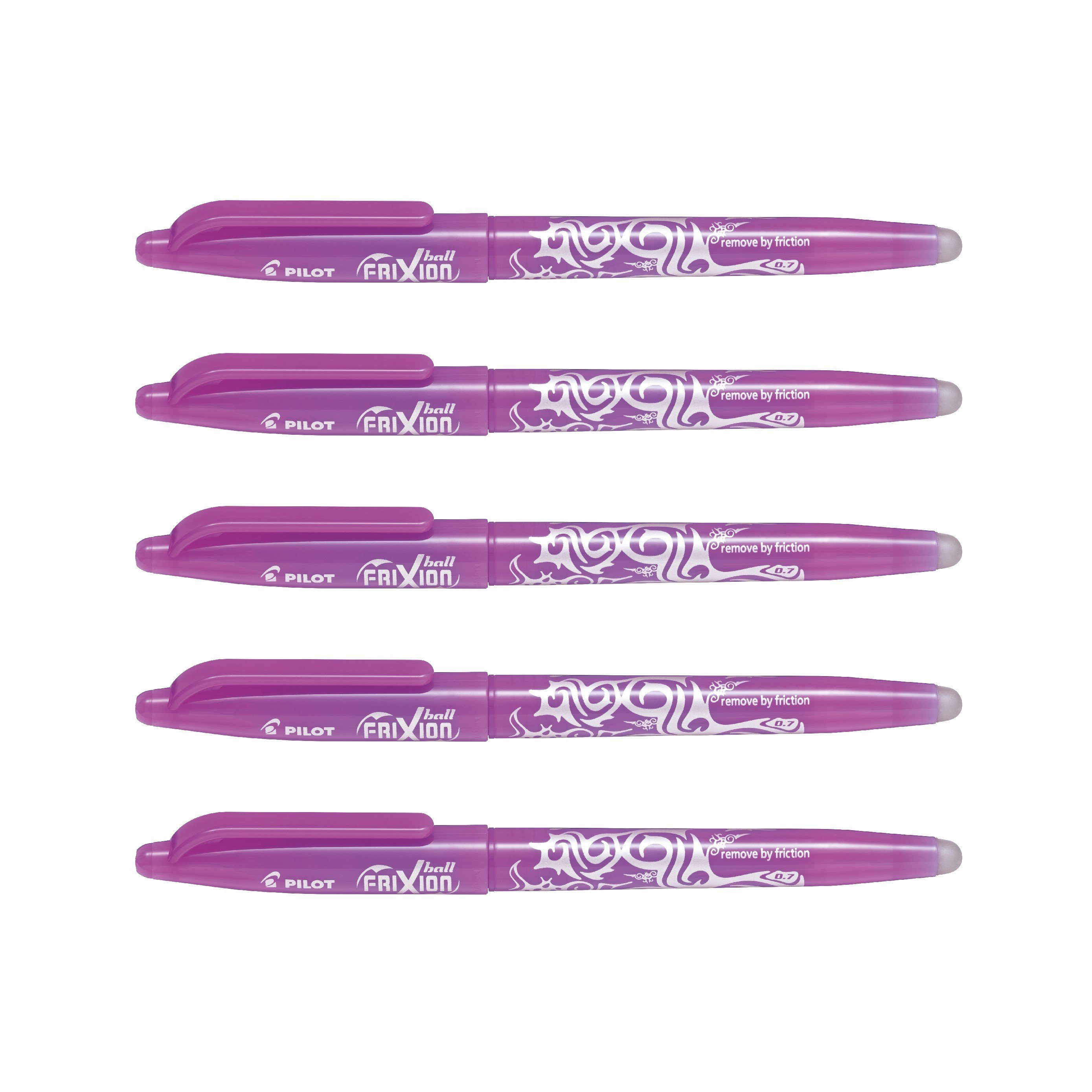 Pilot Pen Tintenroller Frixion Ball 0.7 - 5er-Set, (5-tlg)