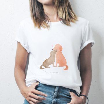 Mr. & Mrs. Panda T-Shirt Hunde Liebe - Weiß - Geschenk, Frauen, Liebespaar, Vertrauen, Schlafs (1-tlg)