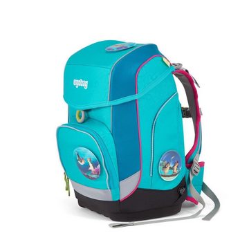 ergobag Schulranzen Cubo (5tlg., Schulrucksack, Sportbeutel, Federmäppchen und Schlamperrolle)