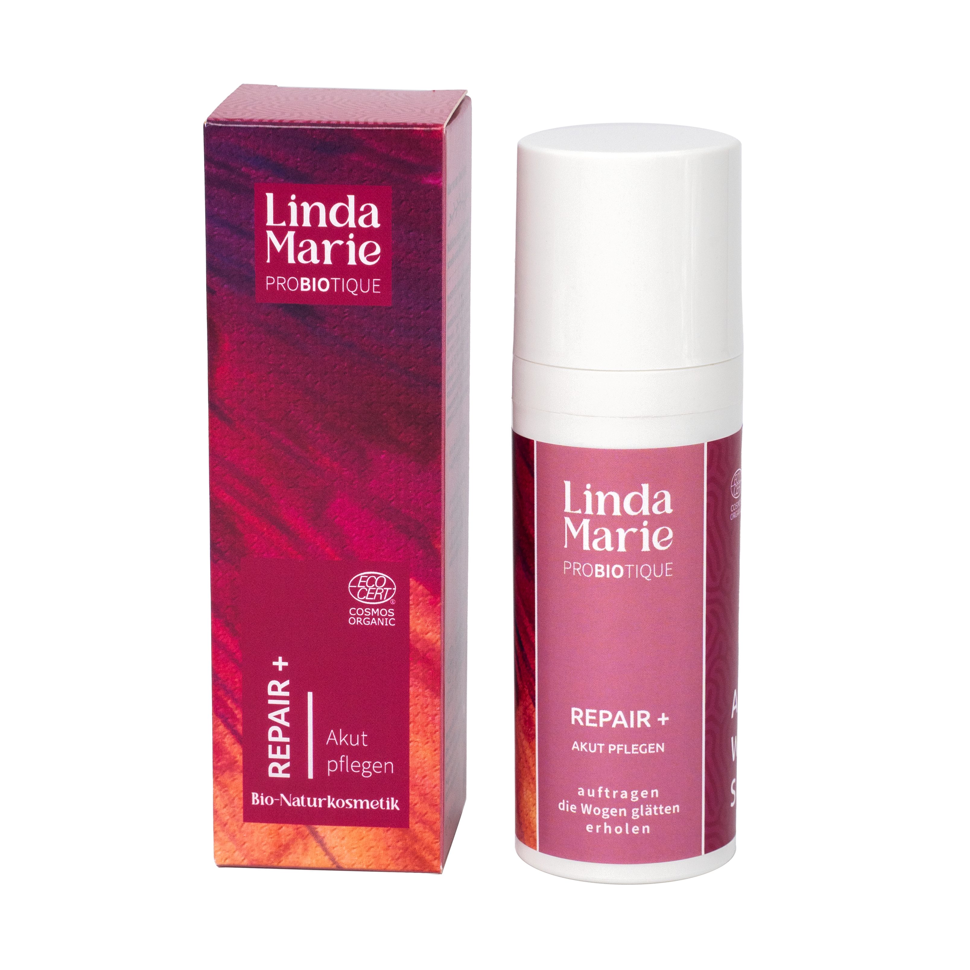 Fischer's EM-Chiemgau Gesichtspflege Linda Marie Probiotique Akutbalsam Repair+, Naturkosmetik Akutbalsam mit Zinkoxid & Zunderschwamm, duftfrei, vegan