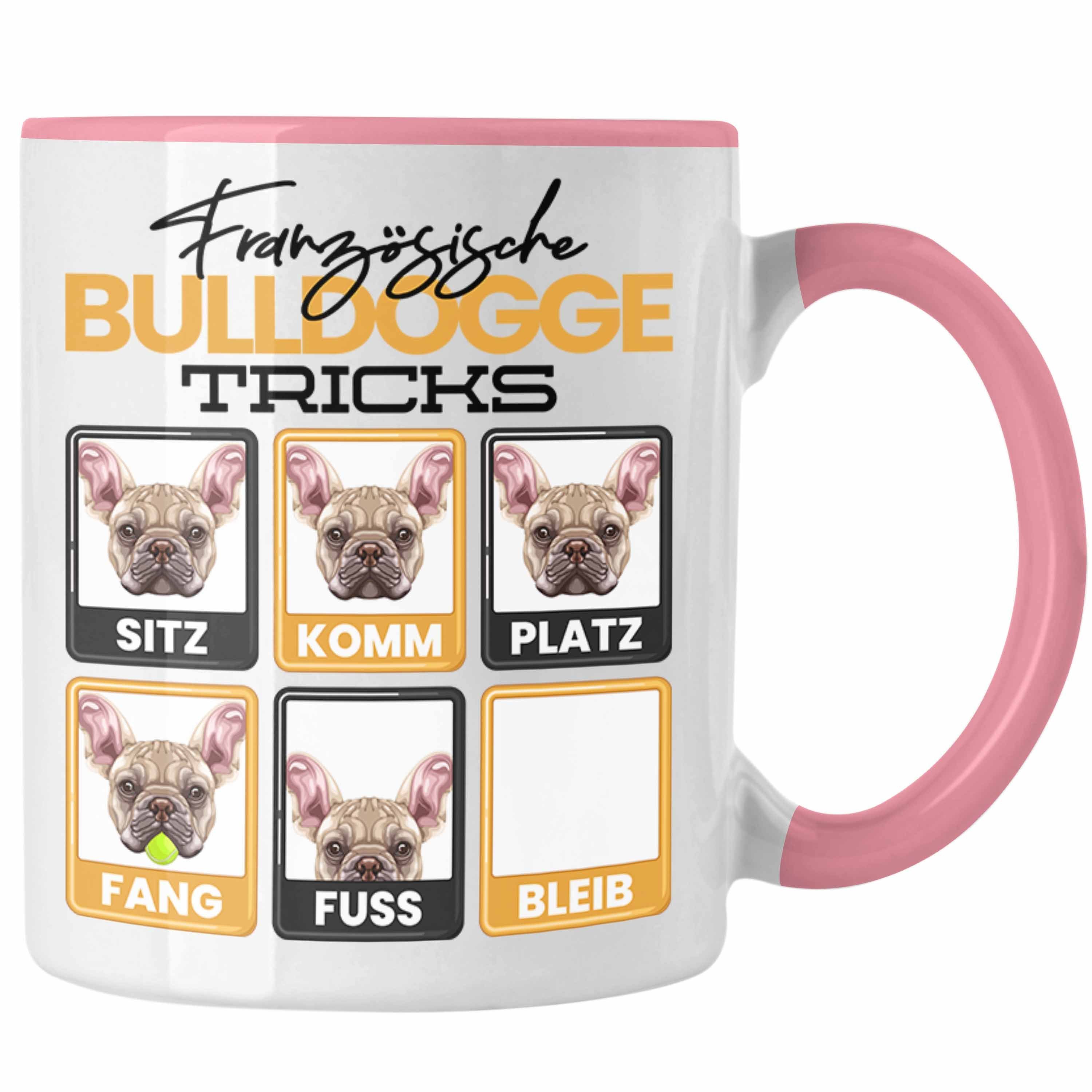 Geschenk Bulldogge Französische Tasse Trendation Geschen Besitzer Spruch Tasse Rosa Lustiger