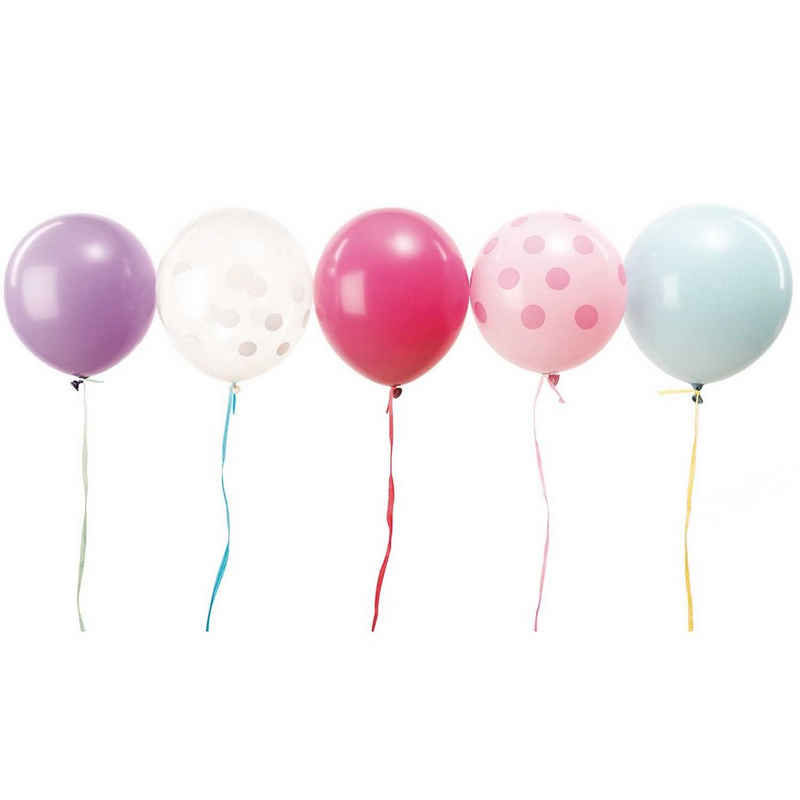 Rico Design Luftballon Luftballon Mix Pastell (12 Stück)