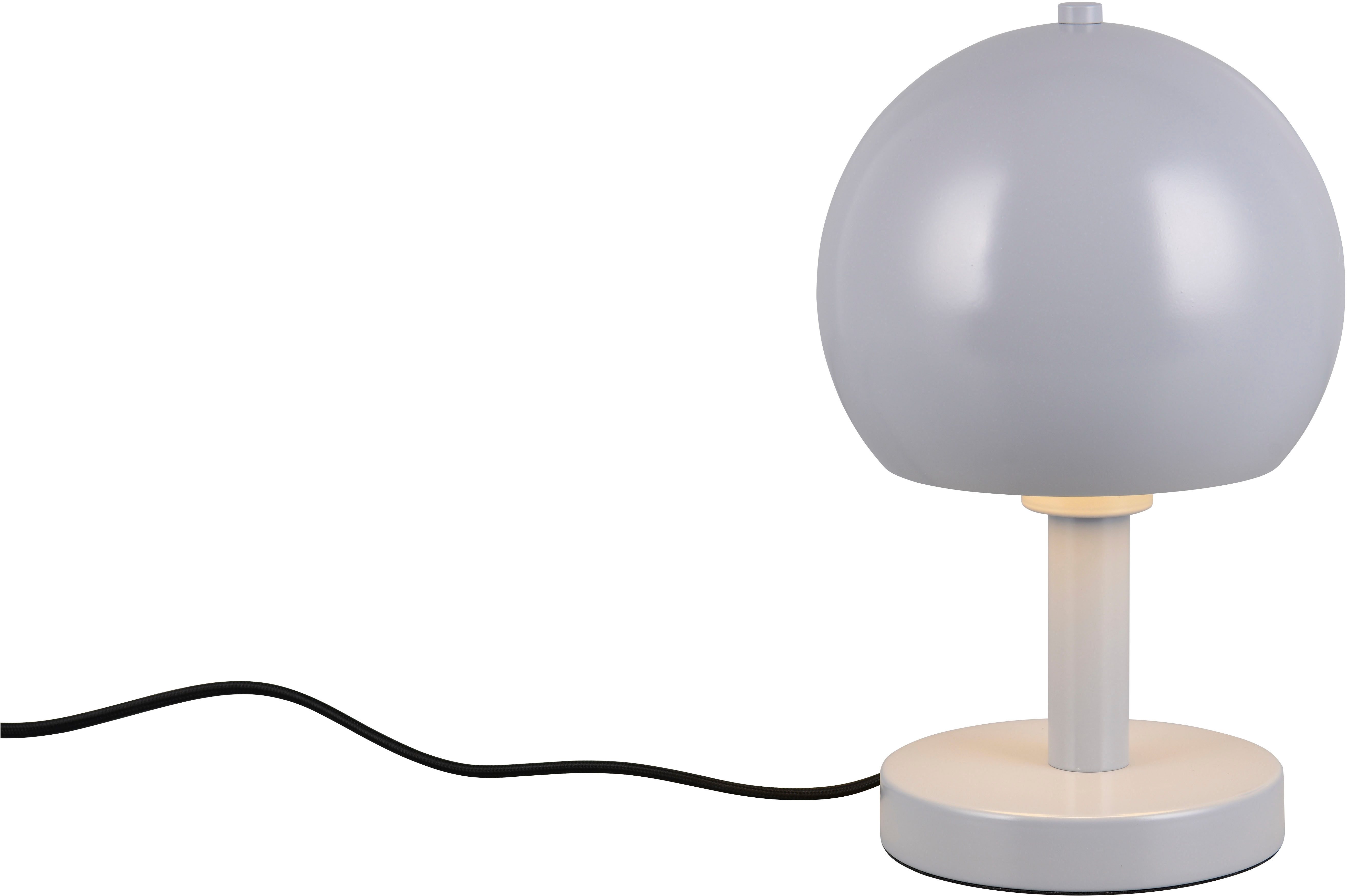 my home Schreibtischlampe Christelle, Deko Tischleuchte mit Metallschirm Ø 18cm Höhe 29cm, Ein-/Ausschalter, Leuchtmittel wechselbar, warmweiß - kaltweiß, exkl 1x E27 max 10W, indirektes Licht, Lichtaustritt nur nach unten