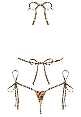 Obsessive Triangel-Bikini Bella Vista Mikro-Bikini wild - Leopard (2-St) BH und String