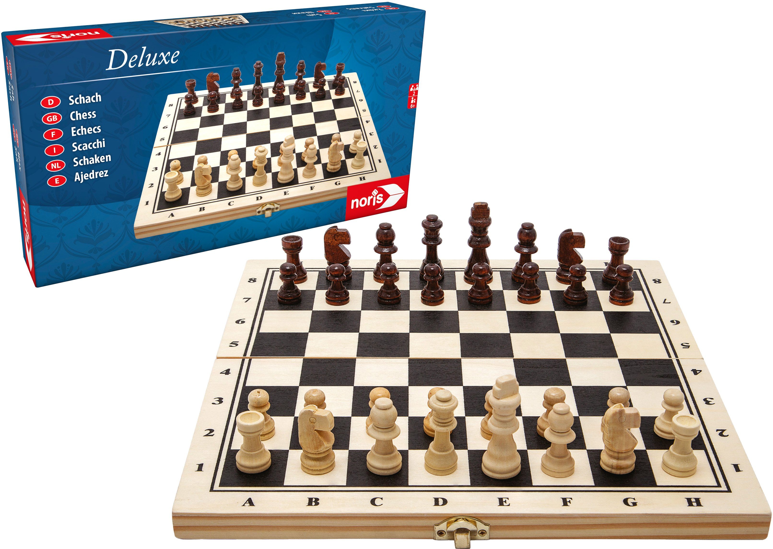 Spiel Deluxe Holz Schach