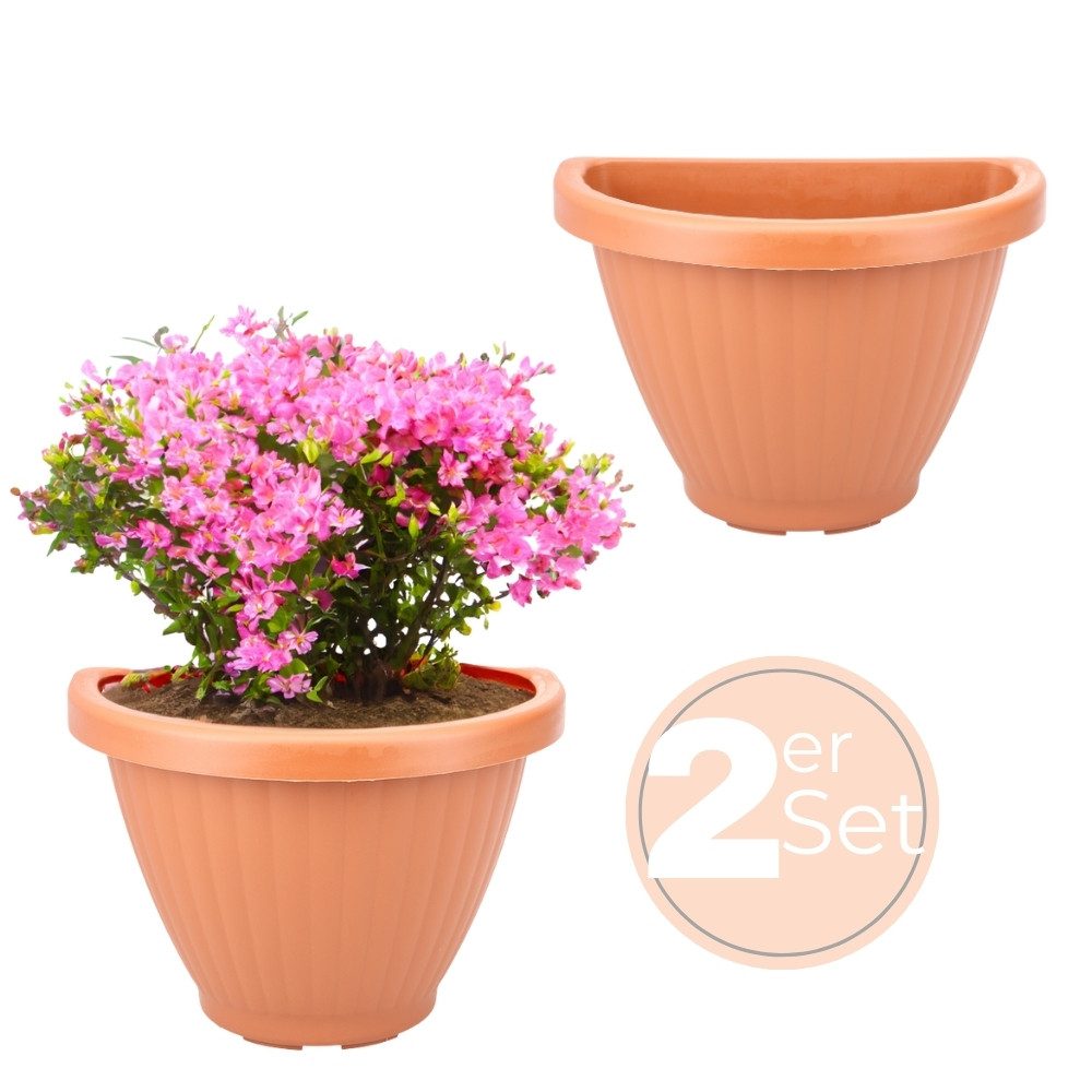 GarPet Blumentopf 2x Blumentopf Wand Blumen günstig online kaufen