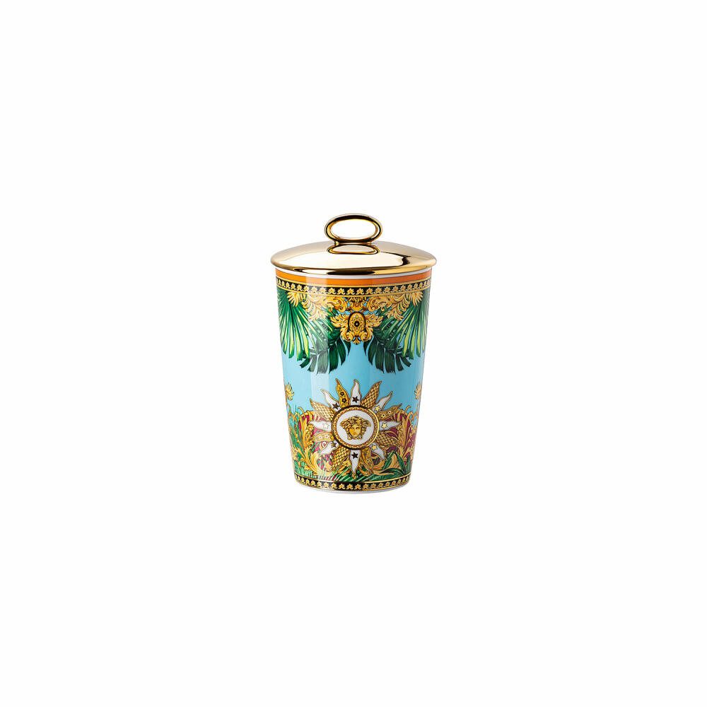Rosenthal meets Versace Teelichthalter Tischlicht mit Duftwachs Jungle Animalier