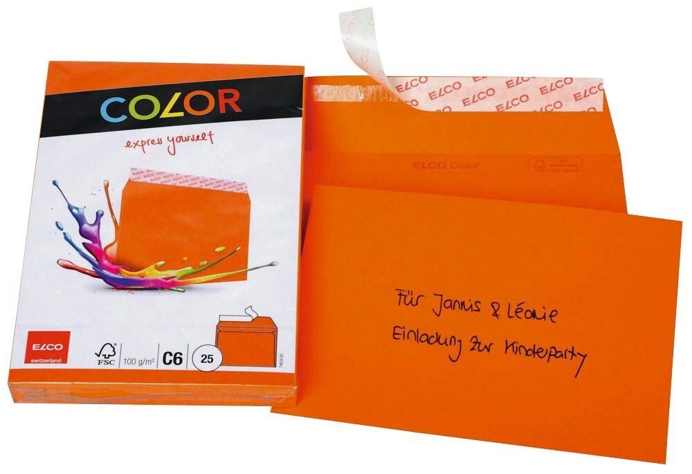 ELCO Briefumschlag ELCO Briefumschläge Color DIN C6