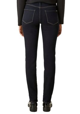 s.Oliver BLACK LABEL Skinny-fit-Jeans mit Schlitzen im Beinabschluss