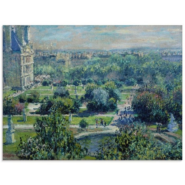 Artland Glasbild Die Tuilerien in Paris. 1876 Europa (1 St) in verschiedenen Größen