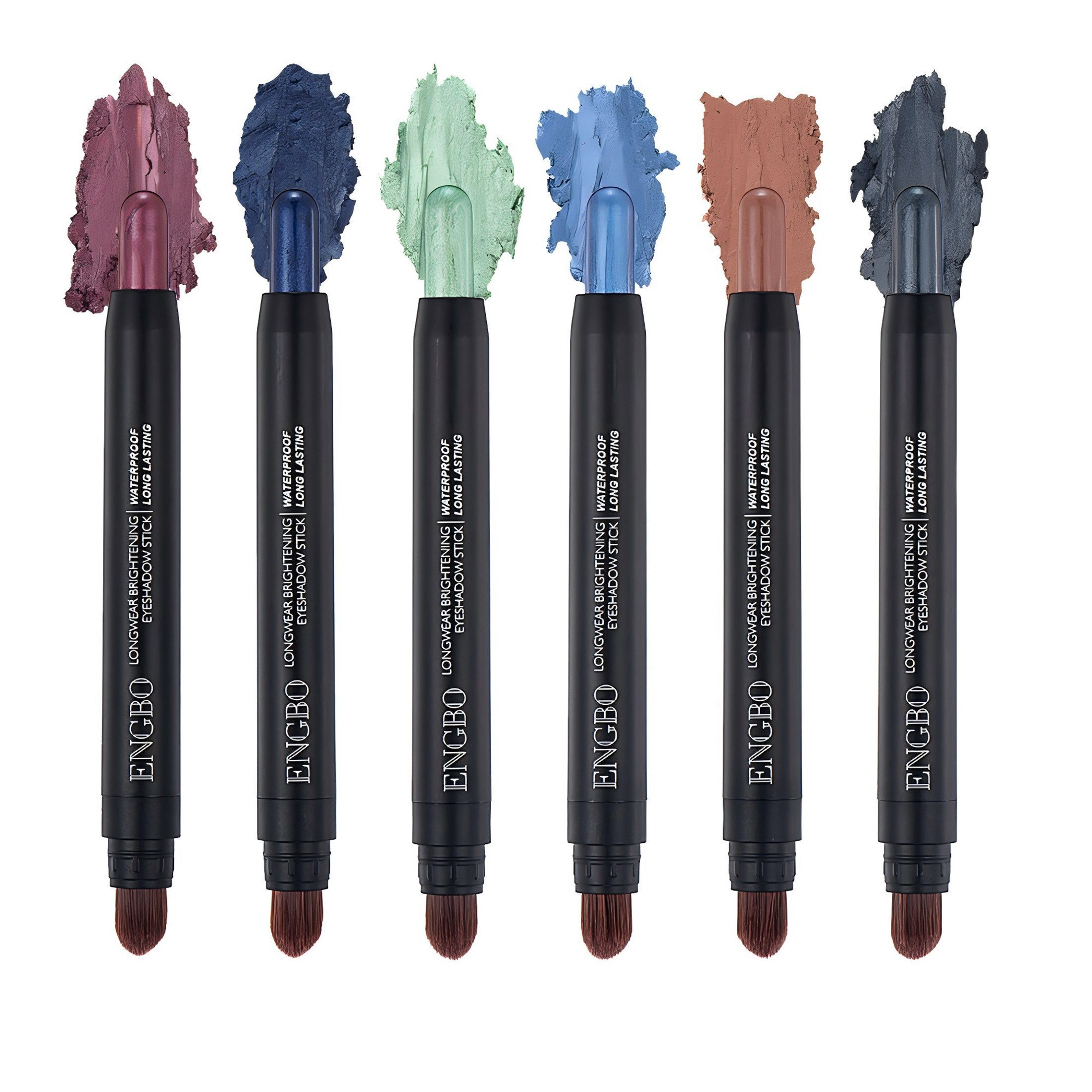 KINSI Тени для век Professionelles Тени для век Set,Zweikopf Augen-Make-up Stift,6 Farben, 6-tlg., All-in-One Augen Make-up Stift,Langzeit Haltbar