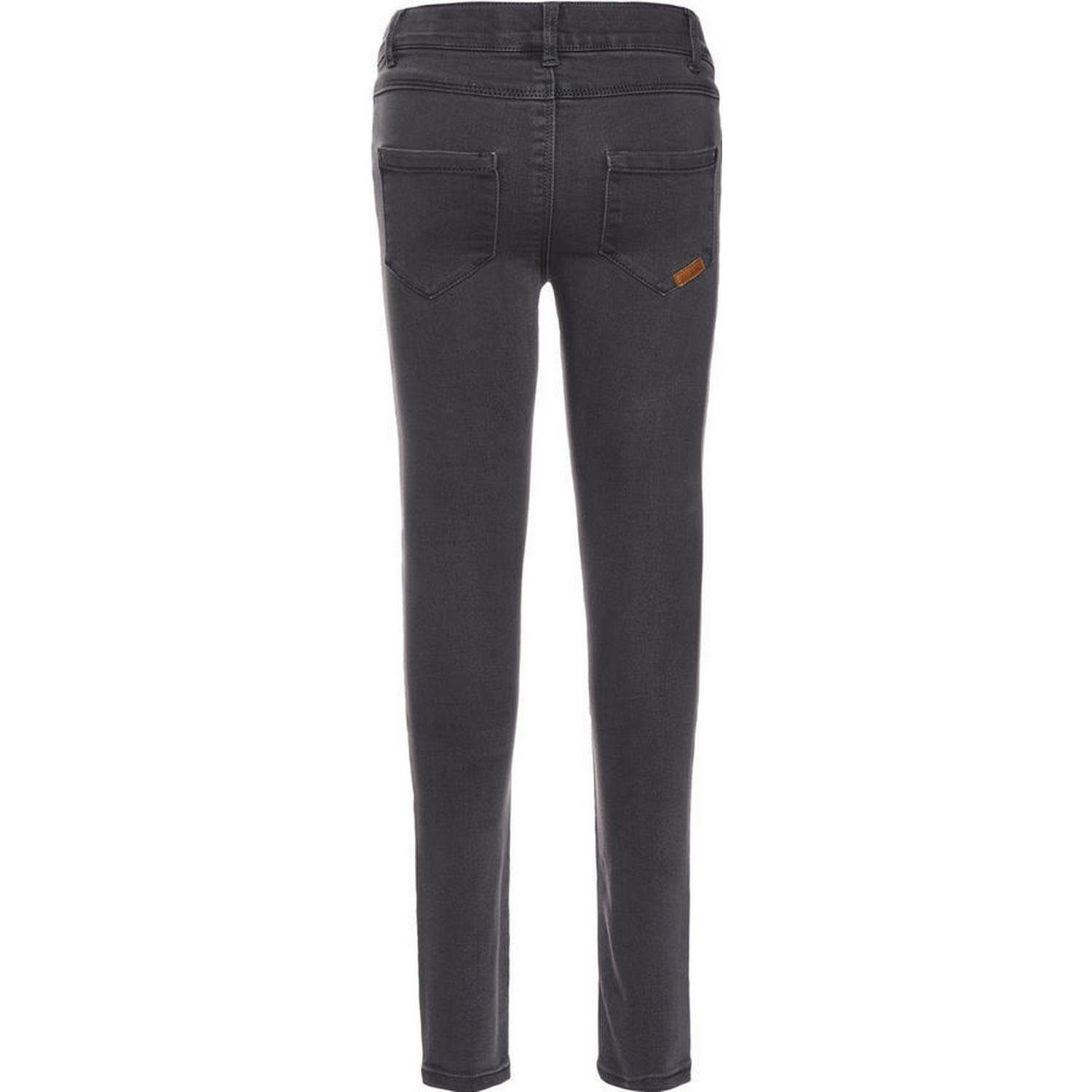 Name It Skinny-fit-Jeans Mädchen Denim im Biker-Stil NITTIRSANNE SKINNY PANT NMT NOOS mit elastischem Bund – Bild 2 von 4