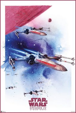 Close Up Poster Star Wars Episode IV VI Posterset Raumschiffe 61 x 91,5 cm