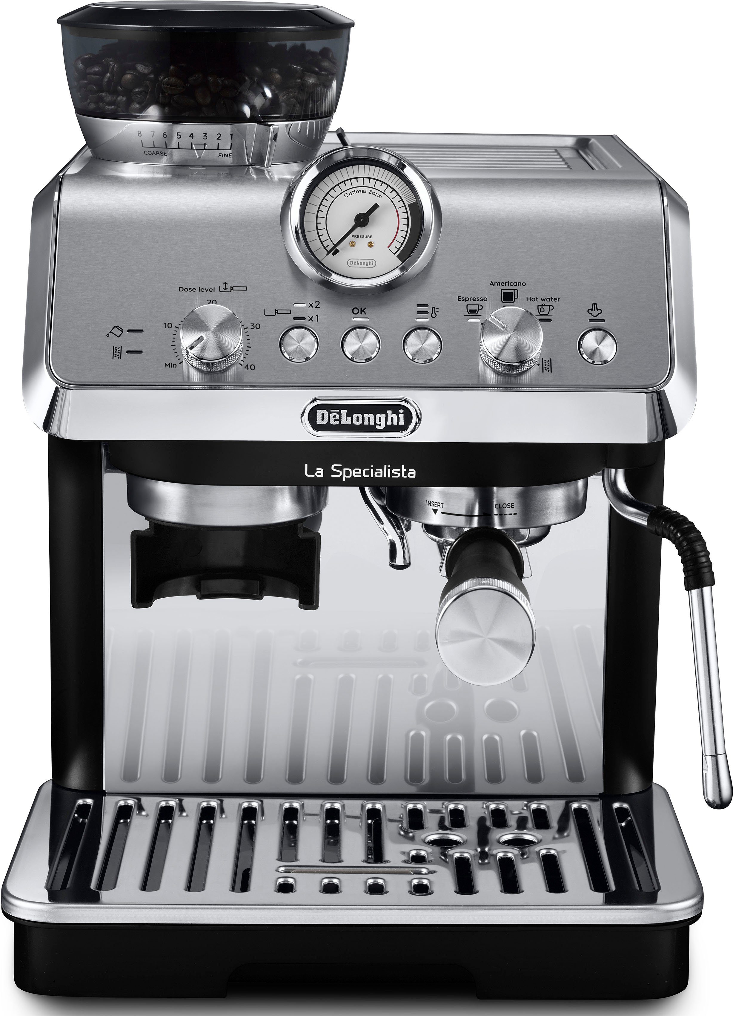 De'Longhi Espressomaschine LA SPECIALISTA EC9155.MB, Siebträger, inkl. 250g Selezione Espresso im Wert von UVP € 6,49