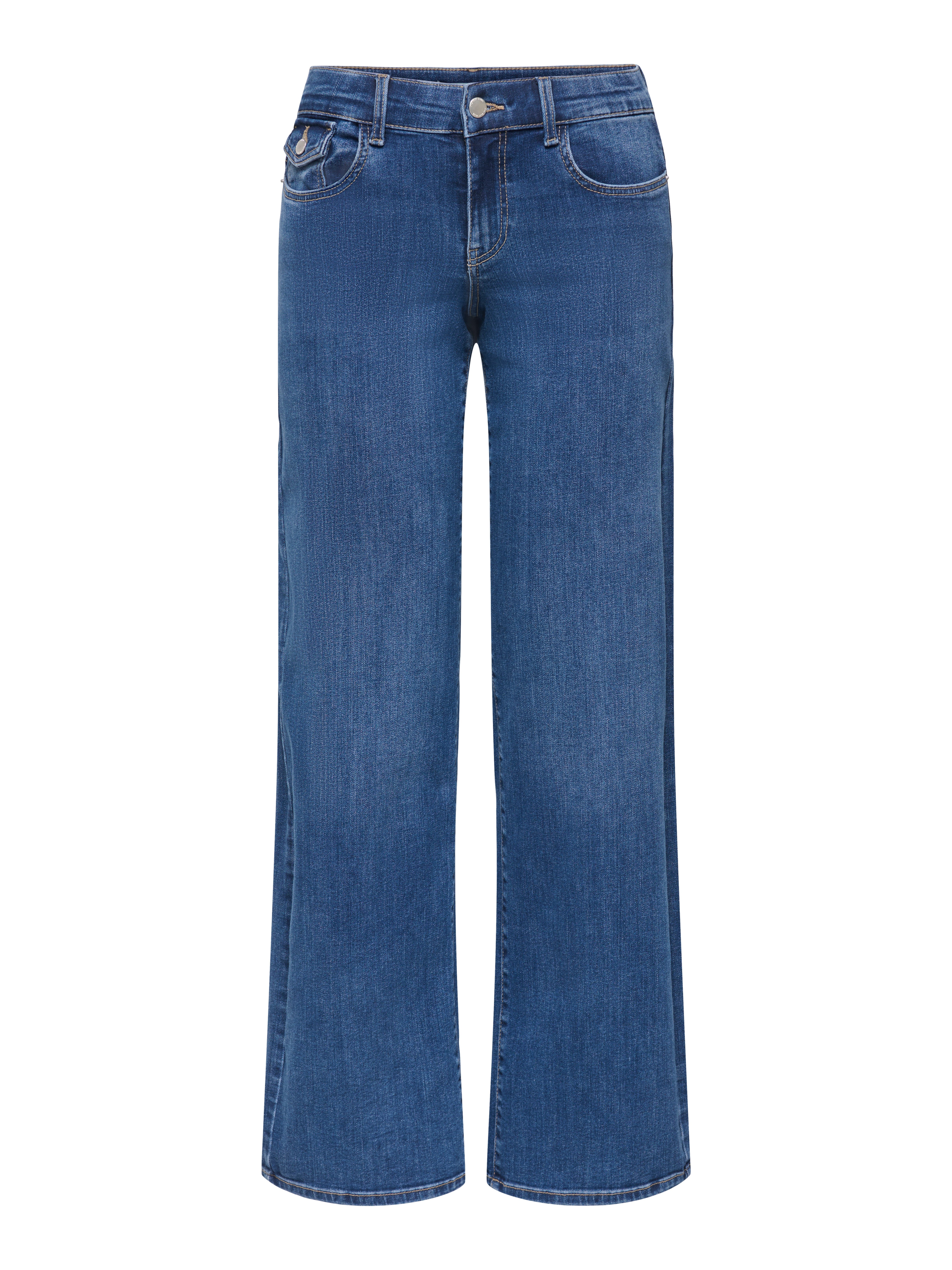 ONLY Weite Jeans ONLLILO REG WIDE DNM PIM BF Baumwollmischung, wide fit – Bild 5 von 5