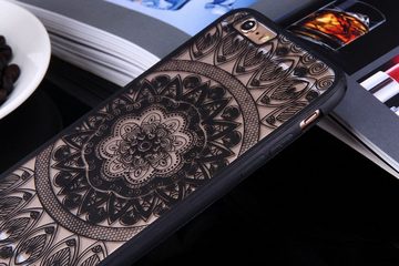 König Design Handyhülle Samsung Galaxy S6 Edge, Samsung Galaxy S6 Edge Handyhülle Backcover Schwarz