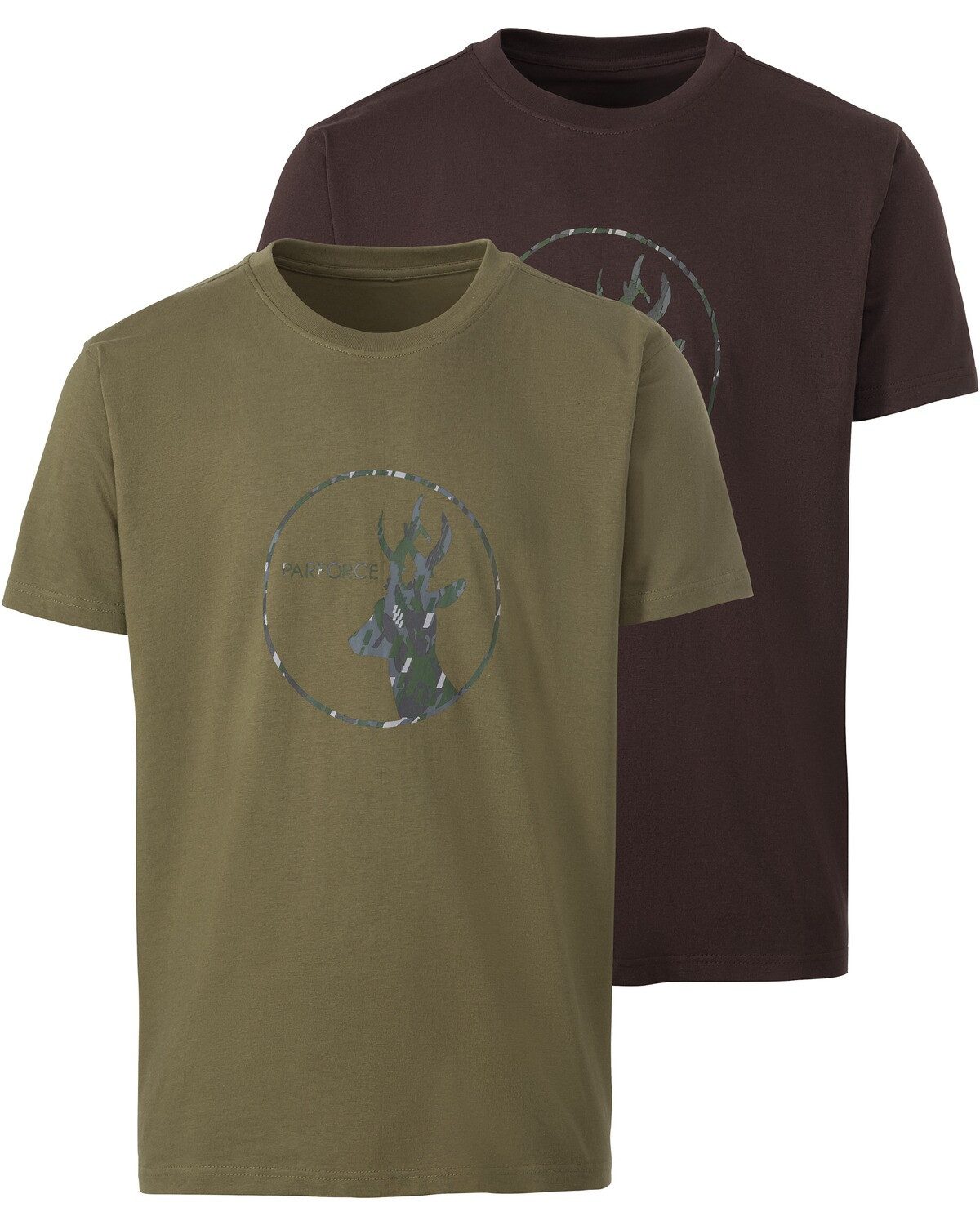 Parforce Essential T-Shirt T-Shirts 2er-Pack Bock Camo