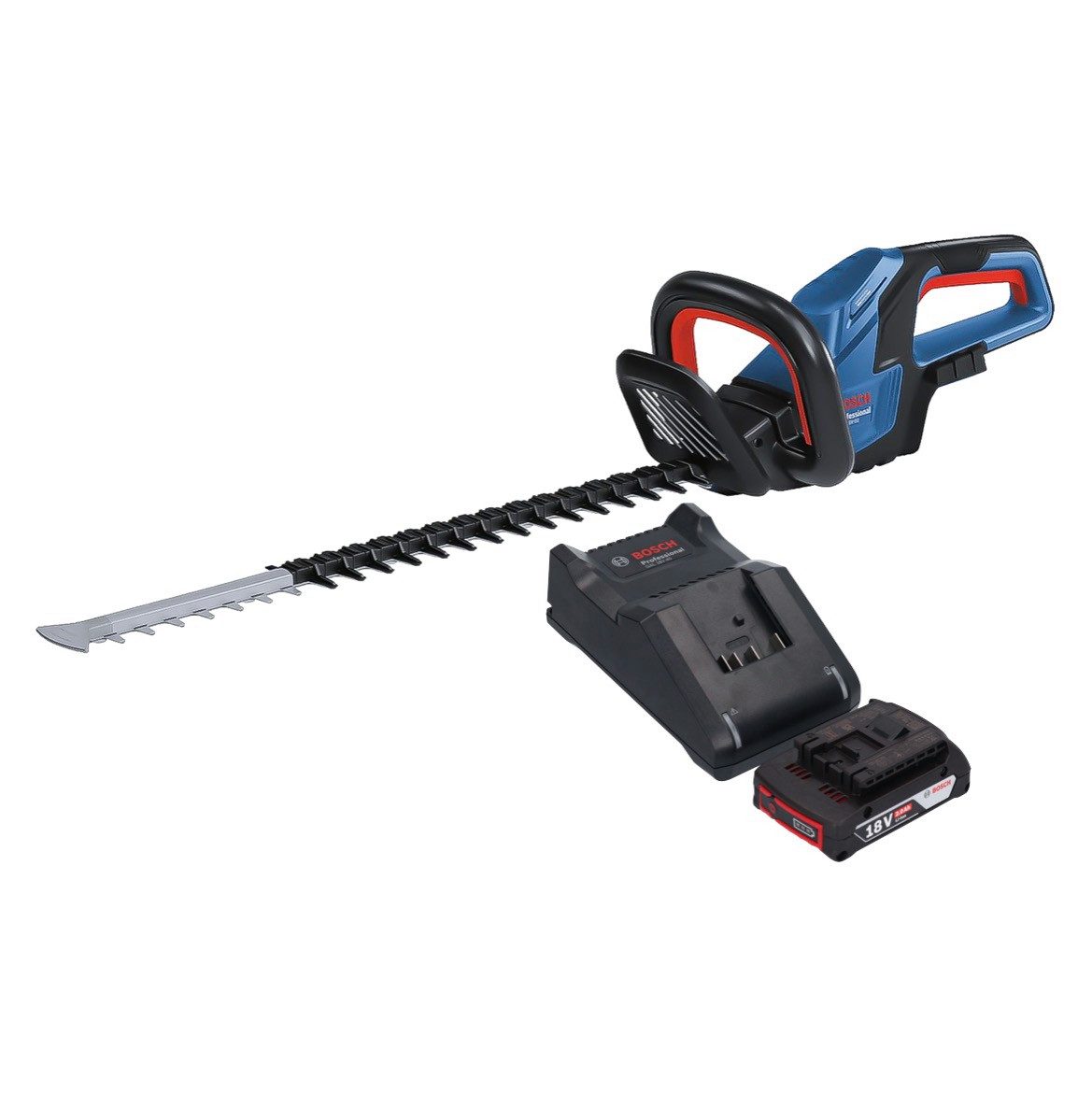 Bosch Professional Akku-Heckenschere GHE 18V-60 Professional Akku Heckenschere 18 V 60 cm Brushless + 1x