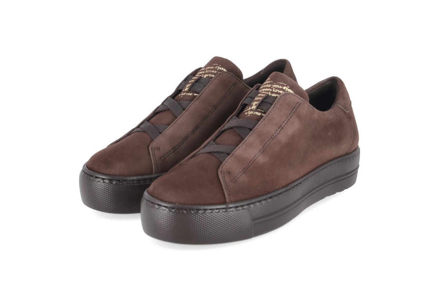 Paul Green Paul Green 5529-062 Damen Rauleder brown Schnürschuh
