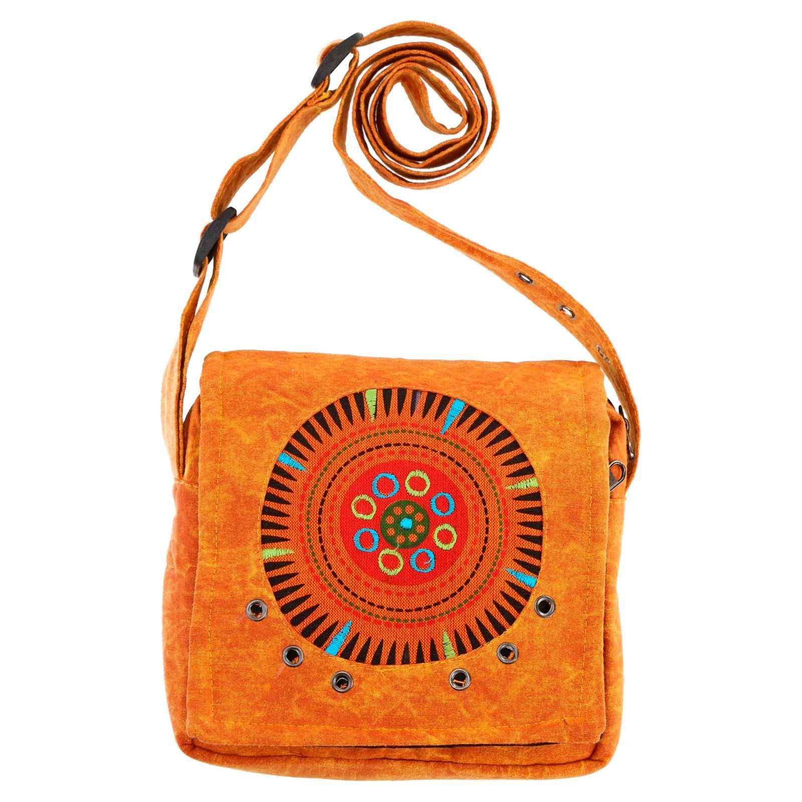 Damen Schultertasche OM Hippie Handtasche Goa Tasche Boho Goa Messengerbag  Fair