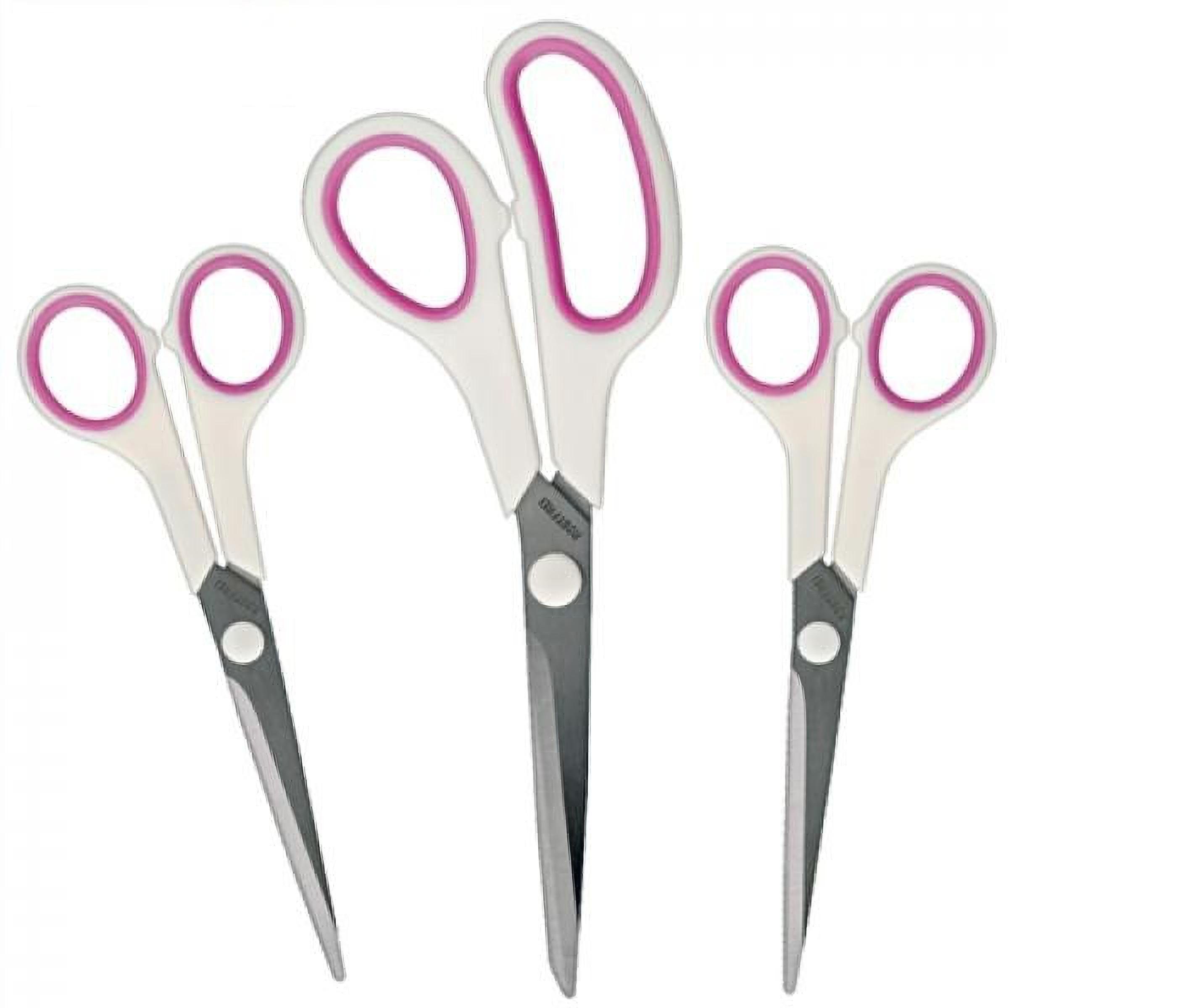 Luna24 simply great ideas... Universalschere Bastelscheren-Set, 3tlg., (3-tlg), Edelstahl