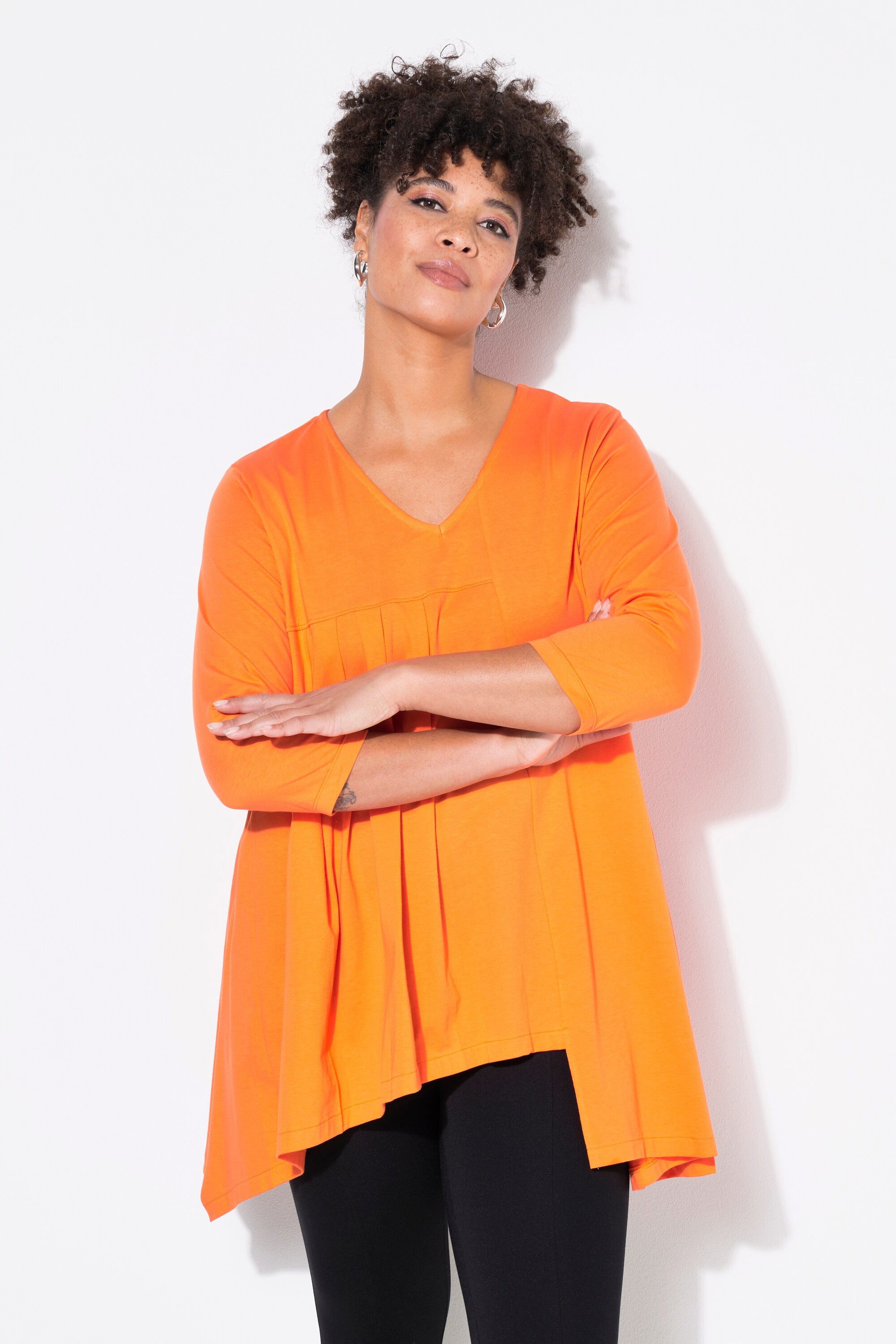 MIAMODA T-Shirt T-Shirt A-Linie Zierfalten asymmetrischer günstig online kaufen