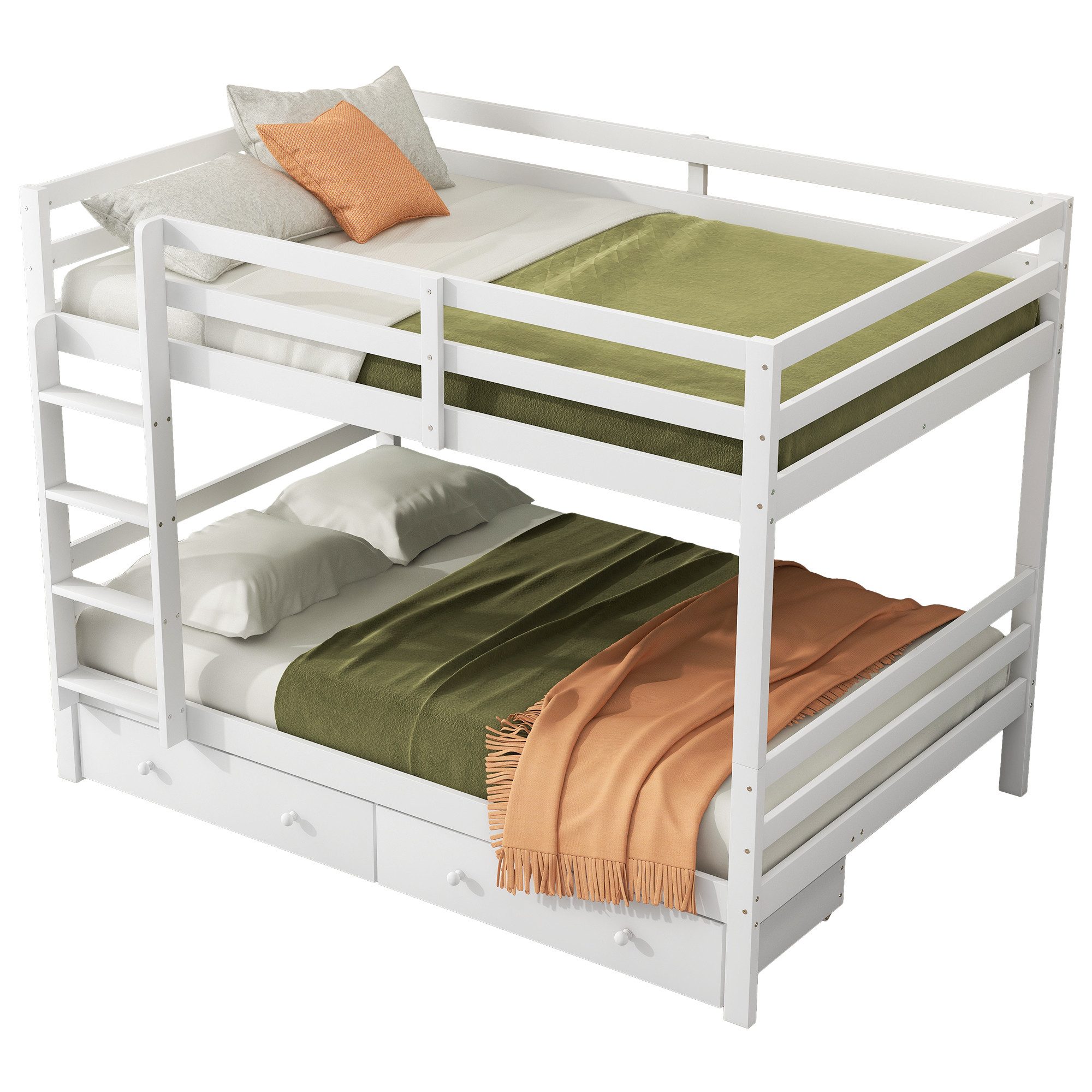 Flieks Etagenbett, Massivholz Kinderbett Doppelbett 140x200cm günstig online kaufen