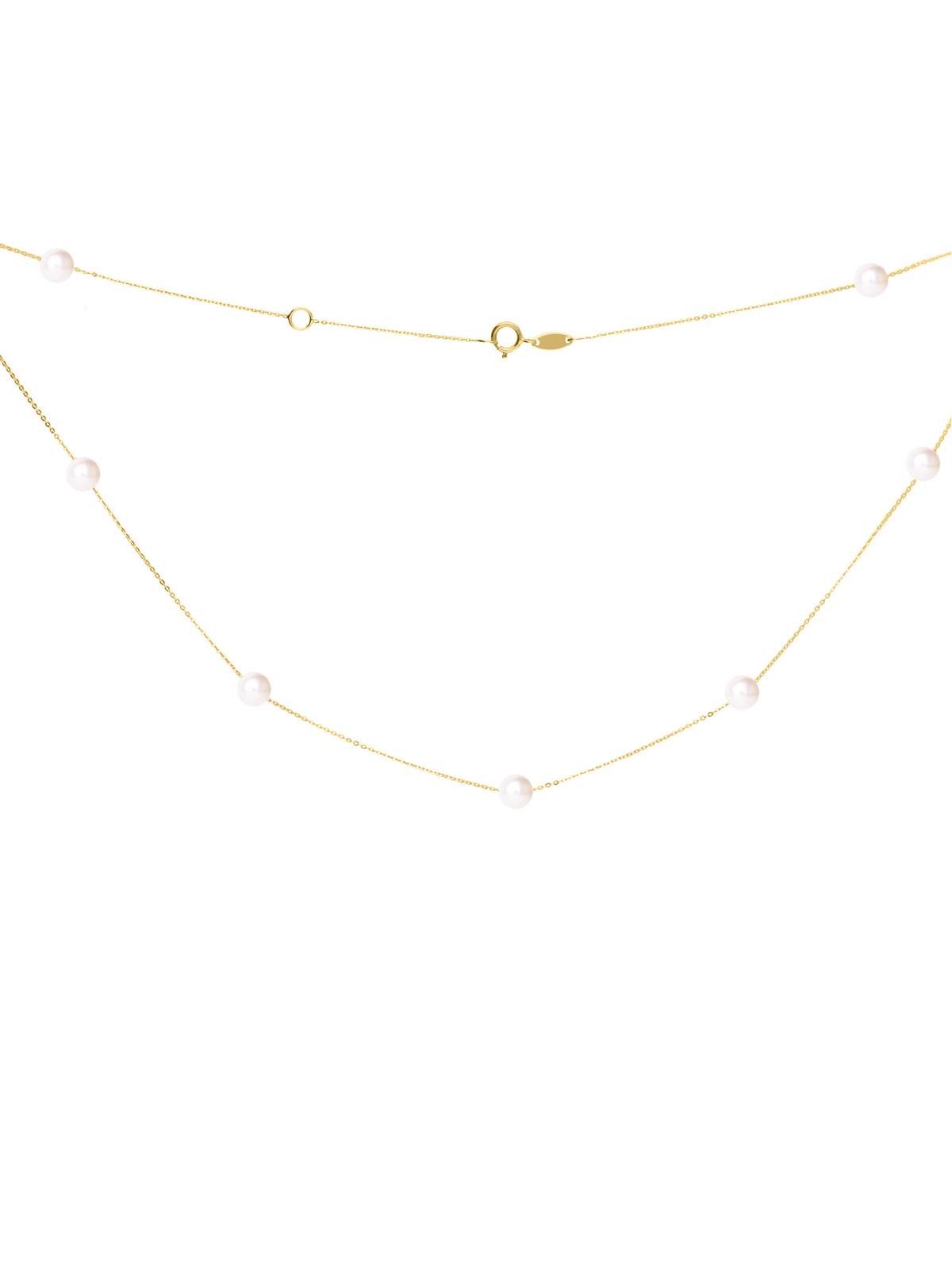 My Gold Goldkette Gold 375 (9K) mit Perlen (Set, 1-tlg., inkl. Schmuckbox)
