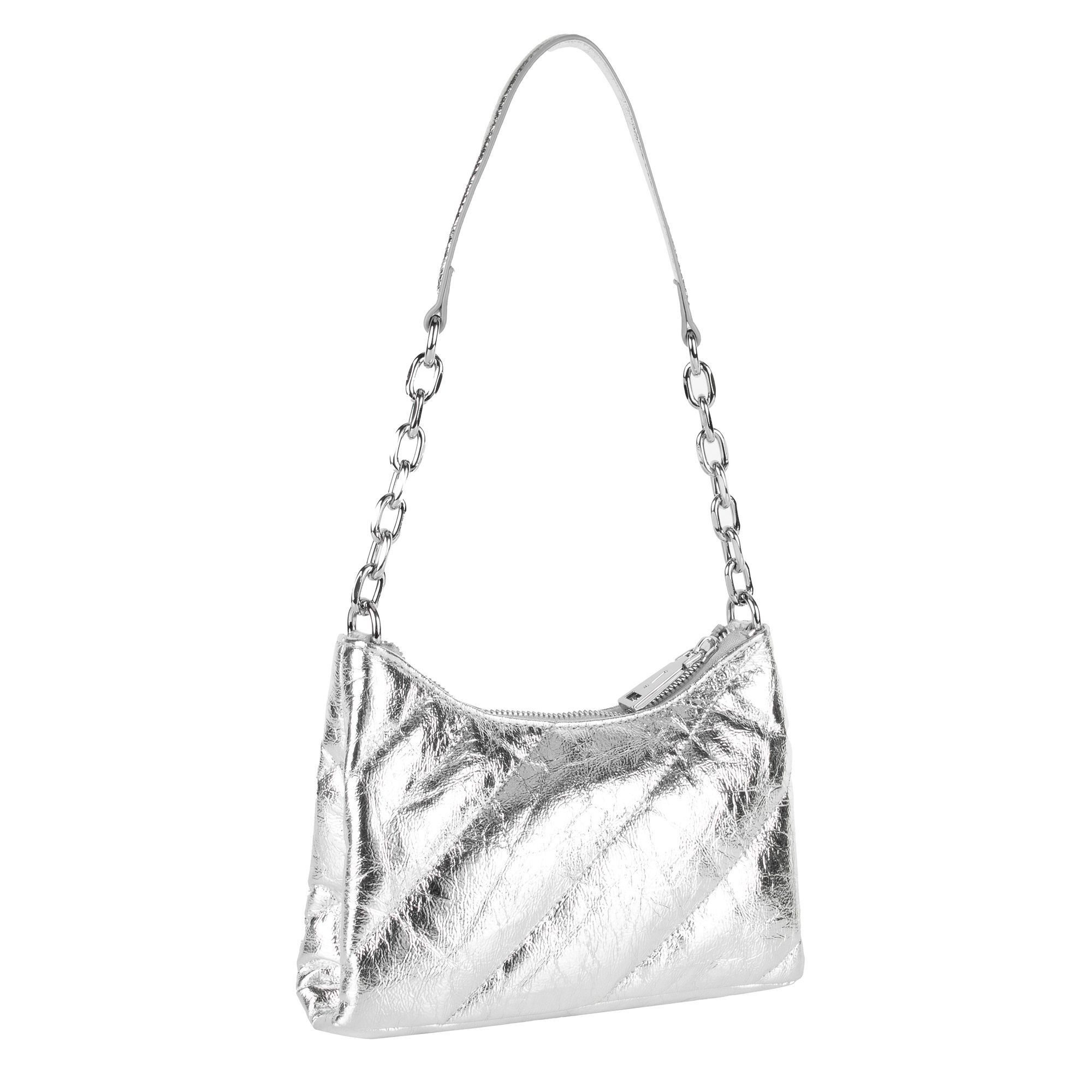 Joop Jeans Schultertasche Frizzare Argento, Polyurethan