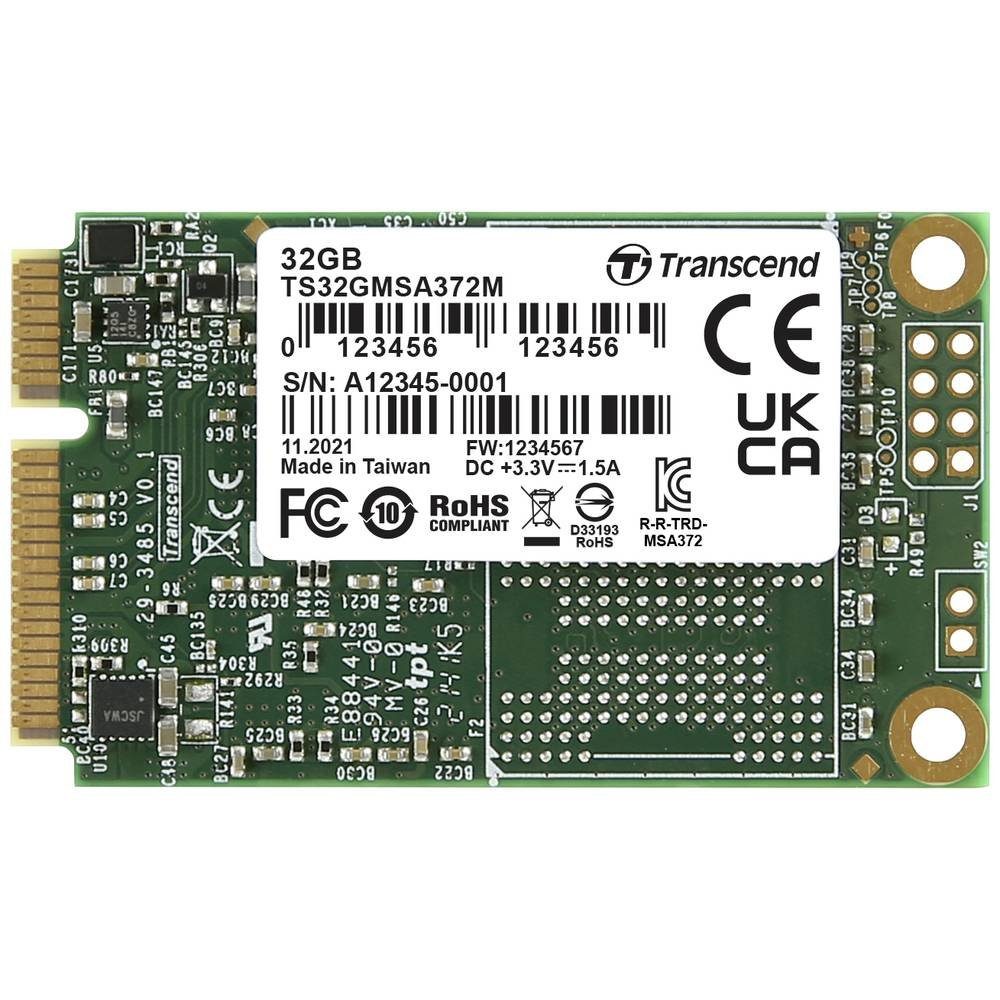 Transcend mSATA SSDs MSA372M SSHD-Hybrid-Festplatte