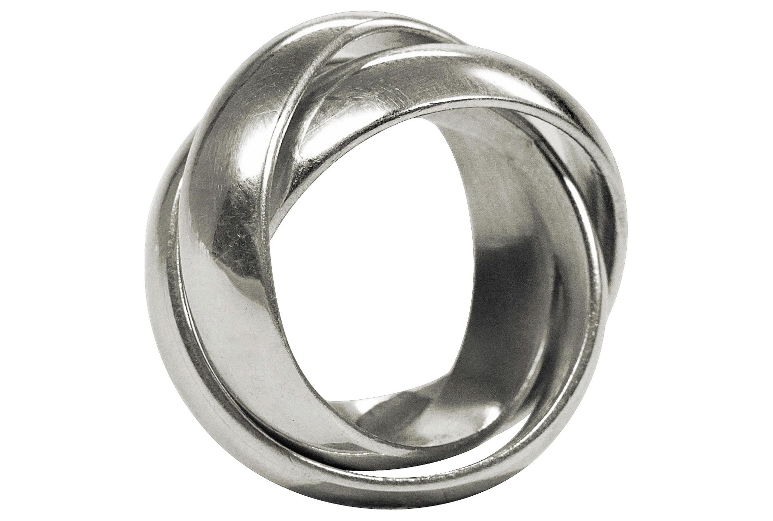 Dreierring, XL Silber 925 Silberring Verspielter SILBERMOOS Sterling