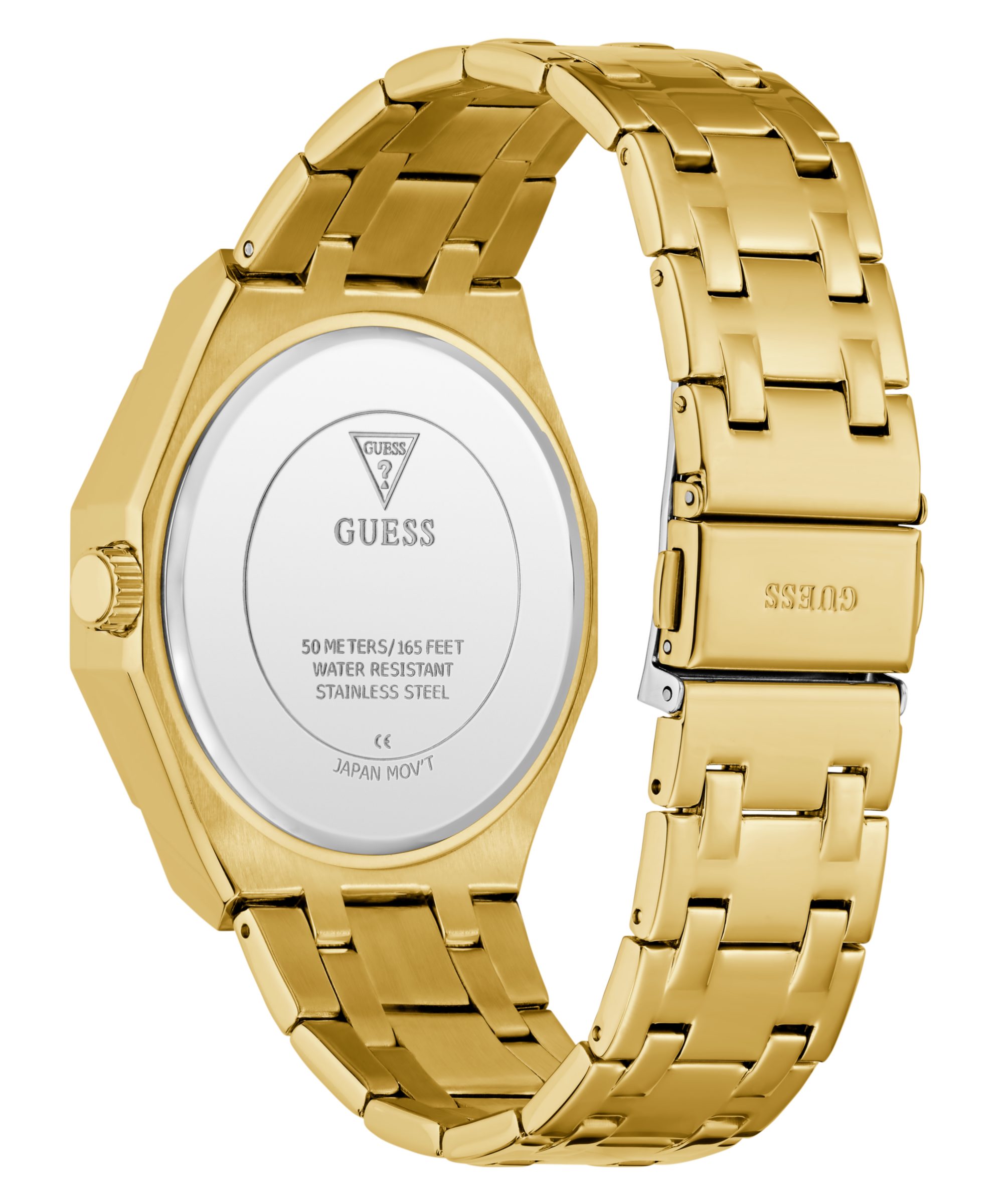 Guess Multifunktionsuhr KRYPTONITE GW0960G2, Quarzuhr, Armbanduhr, Herrenuhr, Edelstahlarmband, Datum